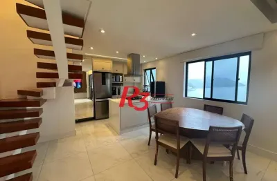 Apartamento com 2 dormitórios à venda, 83 m² por r$ 1.290.000,00 - ponta da praia - santos/sp