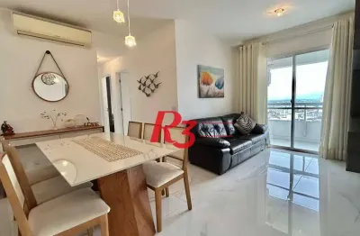 Apartamento com 2 dormitórios à venda, 70 m² por r$ 670.000,00 - centro - são vicente/sp