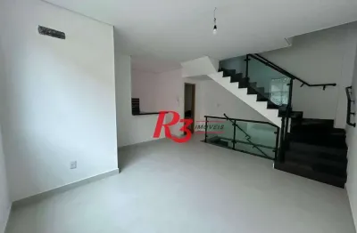 Casa com 2 dormitórios à venda, 90 m² por r$ 720.000,00 - marapé - santos/sp