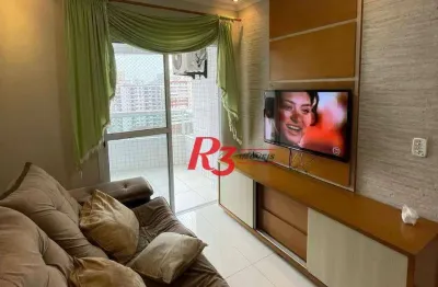 Apartamento com 2 dormitórios à venda, 75 m² por r$ 500.000,00 - vila guilhermina - praia grande/sp