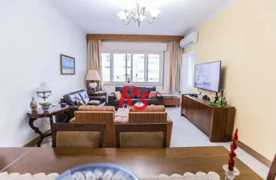 Apartamento com 2 dormitórios à venda, 115 m² por r$ 800.000,00 - boqueirão - santos/sp