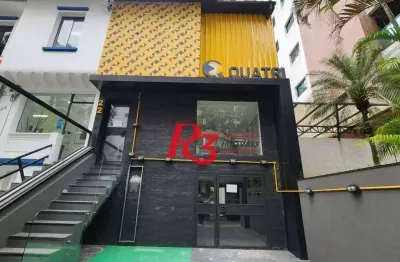 Sobrado com 4 dormitórios para alugar, 200 m² por r$ 25.550,00/mês - gonzaga - santos/sp