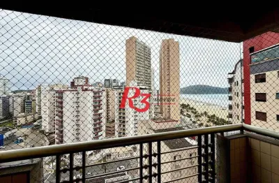 Cobertura com 2 dormitórios à venda, 130 m² por r$ 1.330.000,00 - vila guilhermina - praia grande/sp