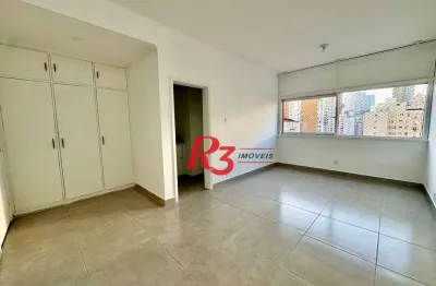 Studio com 1 dormitório à venda, 40 m² por r$ 350.000,00 - gonzaga - santos/sp