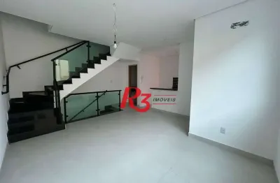 Casa com 2 dormitórios à venda, 90 m² por r$ 720.000,00 - marapé - santos/sp