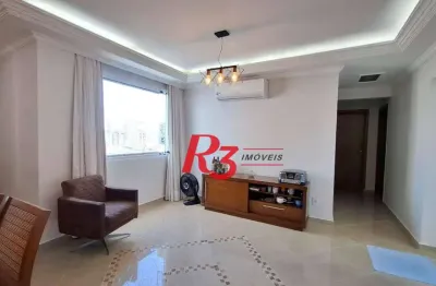 Apartamento à venda, 180 m² por r$ 850.000,00 - campo grande - santos/sp