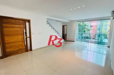 Casa com 4 dormitórios à venda, 194 m² por r$ 1.800.000,00 - gonzaga - santos/sp