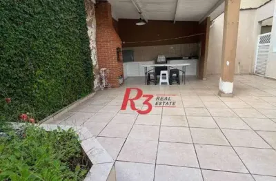 Sobrado à venda, 155 m² por r$ 1.160.000,00 - macuco - santos/sp
