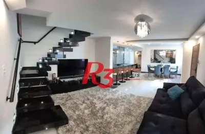 Sobrado com 2 dormitórios à venda, 156 m² por r$ 1.365.000,00 - embaré - santos/sp