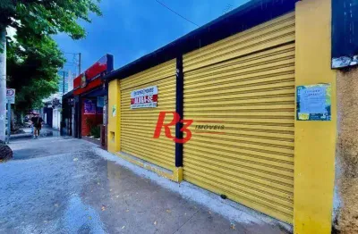 Loja para alugar, 324 m² por r$ 15.825,00/mês - boqueirão - santos/sp