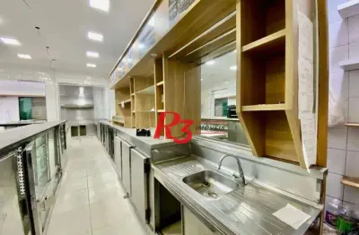 Loja para alugar, 160 m² por r$ 12.000,00/mês - embaré - santos/sp
