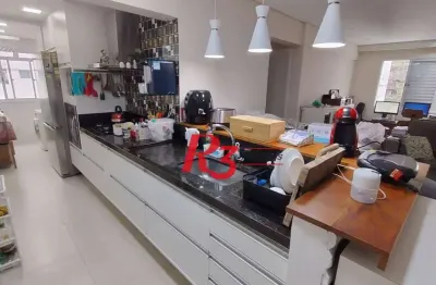 Apartamento com 2 dormitórios à venda, 84 m² por r$ 780.000,00 - marapé - santos/sp