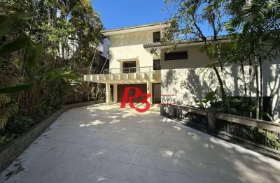 Casa com 5 dormitórios para alugar, 1000 m² por r$ 25.000,00/mês - morro santa terezinha - santos/sp