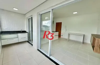 Apartamento com 2 dormitórios à venda, 59 m² por r$ 535.000,00 - macuco - santos/sp