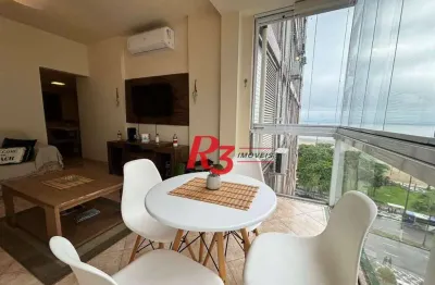 Apartamento com 2 dormitórios à venda, 101 m² por r$ 770.000,00 - gonzaga - santos/sp
