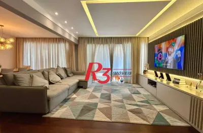 Apartamento com 4 dormitórios à venda, 206 m² por R$ 1.800.000,00 - Aparecida - Santos/SP