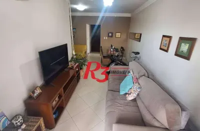 Apartamento com 2 dormitórios à venda, 85 m² por r$ 385.000,00 - itararé - são vicente/sp
