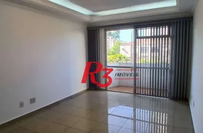 Apartamento com 2 dormitórios, 99 m² - venda por r$ 700.000,00 ou aluguel por r$ 5.000,00/ano - boqueirão - santos/sp