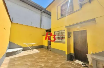 Casa com 2 dormitórios à venda, 80 m² por R$ 410.000,00 - Macuco - Santos/SP