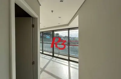 Sala para alugar, 70 m² por r$ 4.777,86/mês - valongo - santos/sp