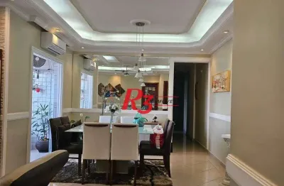 Apartamento com 3 dormitórios à venda, 128 m² por r$ 780.000,00 - canto do forte - praia grande/sp