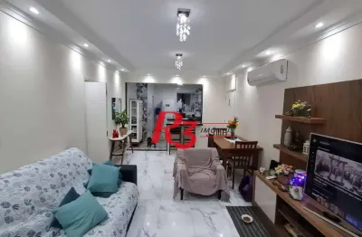 Apartamento com 2 dormitórios à venda, 105 m² por r$ 715.000,00 - ponta da praia - santos/sp