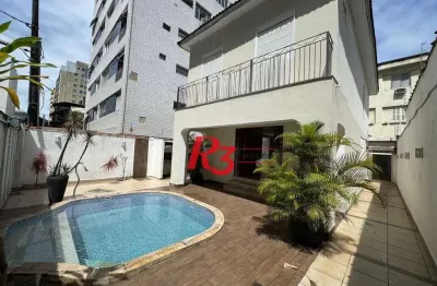 Casa com 3 dormitórios à venda, 231 m² por r$ 1.500.000,00 - gonzaguinha - são vicente/sp