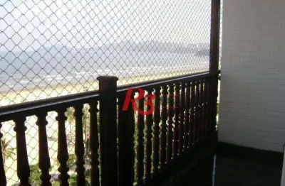 Apartamento com 3 dormitórios para alugar, 158 m² por r$ 14.000,00/mês - boqueirão - santos/sp