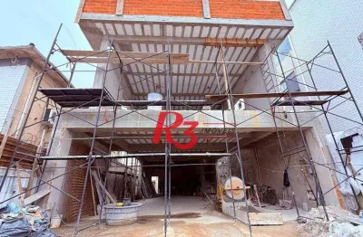 Loja para alugar, 600 m² por r$ 26.608,70/mês - encruzilhada - santos/sp