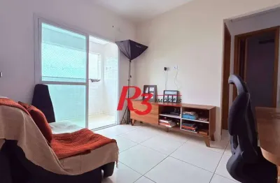 Apartamento com 1 dormitório à venda, 38 m² por r$ 339.000,00 - macuco - santos/sp