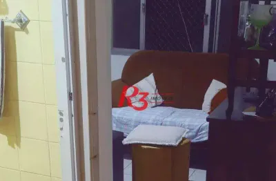 Apartamento com 2 dormitórios à venda, 45 m² por r$ 300.000,00 - aparecida - santos/sp