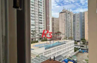 Studio com 1 dormitório à venda, 30 m² por r$ 345.000,00 - josé menino - santos/sp