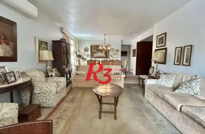 Apartamento com 4 dormitórios, 224 m² - venda por r$ 1.300.000,00 ou aluguel por r$ 11.000,00/mês - gonzaga - santos/sp