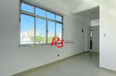 Sala para alugar, 70 m² por r$ 3.000,00/mês - boqueirão - santos/sp