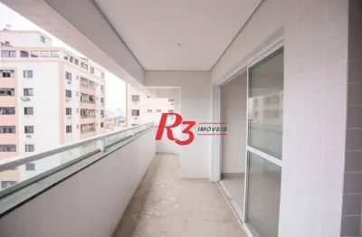 Apartamento com 2 dormitórios à venda, 59 m² por r$ 580.000,00 - marapé - santos/sp