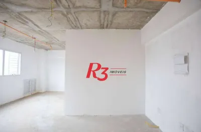 Sala para alugar, 35 m² por r$ 3.200,00/mês - ponta da praia - santos/sp