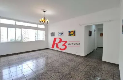 Apartamento com 3 dormitórios à venda, 139 m² por r$ 800.000,00 - josé menino - santos/sp