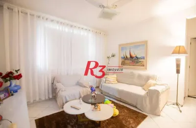 Apartamento com 2 dormitórios à venda, 107 m² por r$ 480.000,00 - macuco - santos/sp