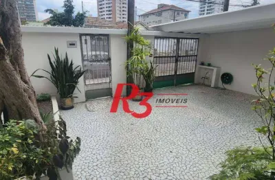 Casa com 3 dormitórios à venda, 117 m² por r$ 790.000,00 - aparecida - santos/sp