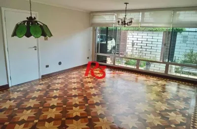 Casa com 3 dormitórios à venda, 161 m² por r$ 1.650.000,00 - boqueirão - santos/sp