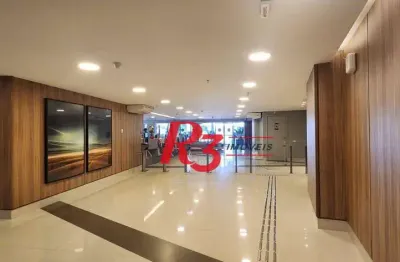 Sala à venda, 46 m² por r$ 310.000,00 - vila belmiro - santos/sp