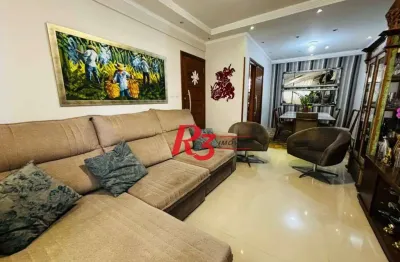 Apartamento com 2 dormitórios à venda, 85 m² por r$ 530.000,00 - estuário - santos/sp