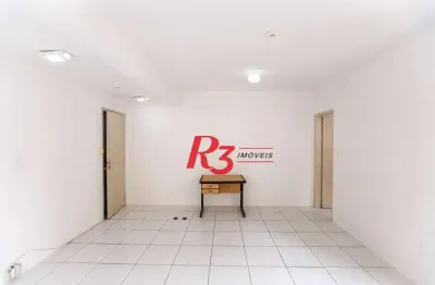Sala para alugar, 35 m² por r$ 3.000,00/mês - gonzaga - santos/sp