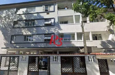 Apartamento com 2 dormitórios à venda, 79 m² por r$ 370.000,00 - marapé - santos/sp