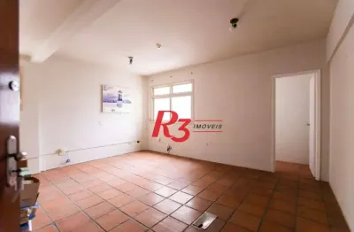 Sala para alugar, 35 m² por r$ 3.000,00/mês - gonzaga - santos/sp