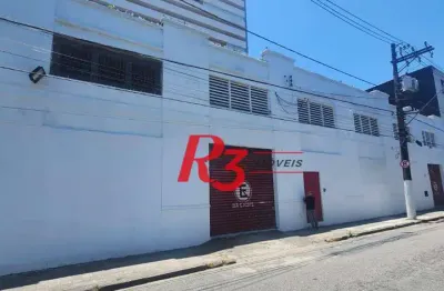 Galpão para alugar, 879 m² por r$ 35.000,01/mês - encruzilhada - santos/sp