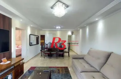 Apartamento com 3 dormitórios à venda, 112 m² por R$ 690.000,00 - Vila Belmiro - Santos/SP