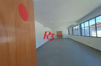 Sala para alugar, 240 m² por R$ 4.500,00/mês - Vila Mathias - Santos/SP