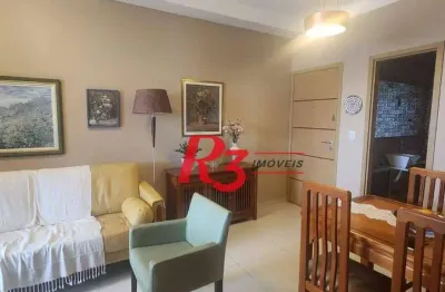 Apartamento com 3 dormitórios à venda, 83 m² por r$ 1.220.000,00 - boqueirão - santos/sp