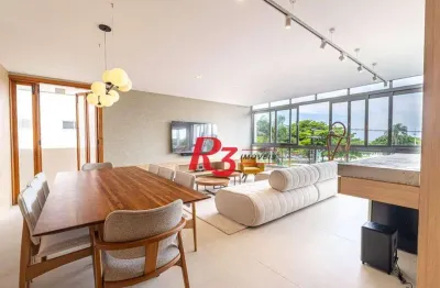 Apartamento com 3 dormitórios à venda, 160 m² por R$ 2.450.000,00 - Gonzaga - Santos/SP